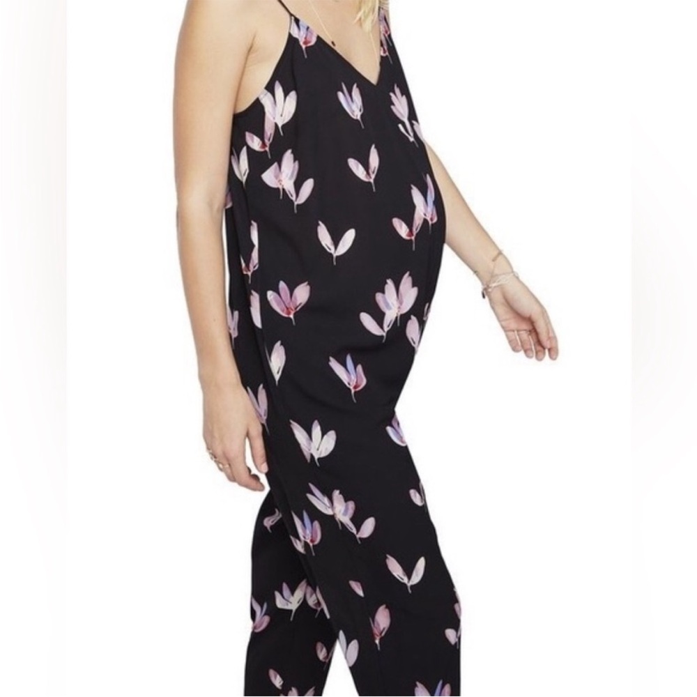 Hatch Maternity Floral Jumpsuit Romper